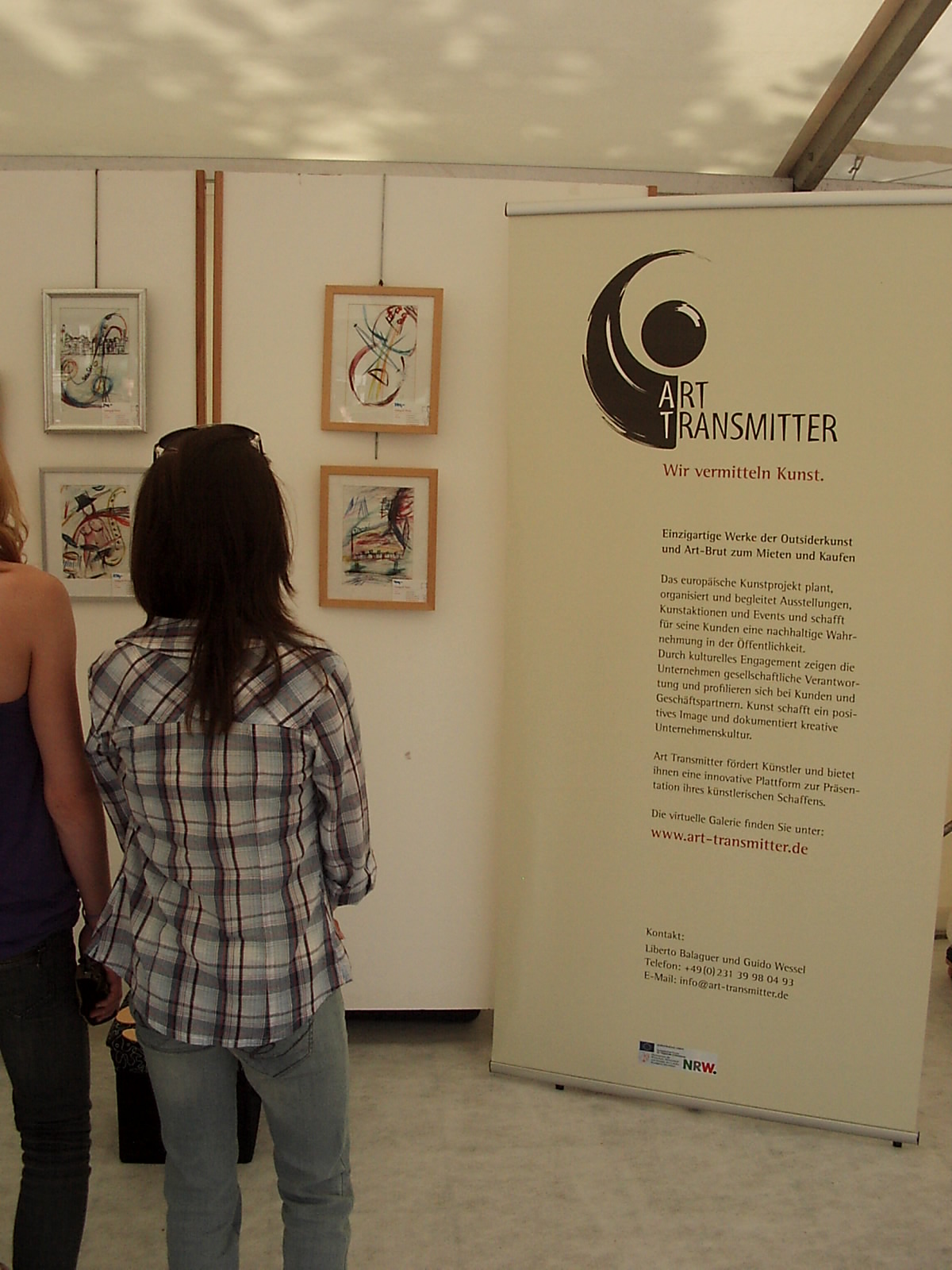 Kulturfest Remich/Luxemburg  �  Art-Transmitter gut besucht